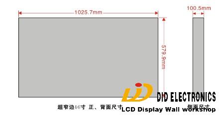  46��LED����������Һ��ƴ�����ߴ�D